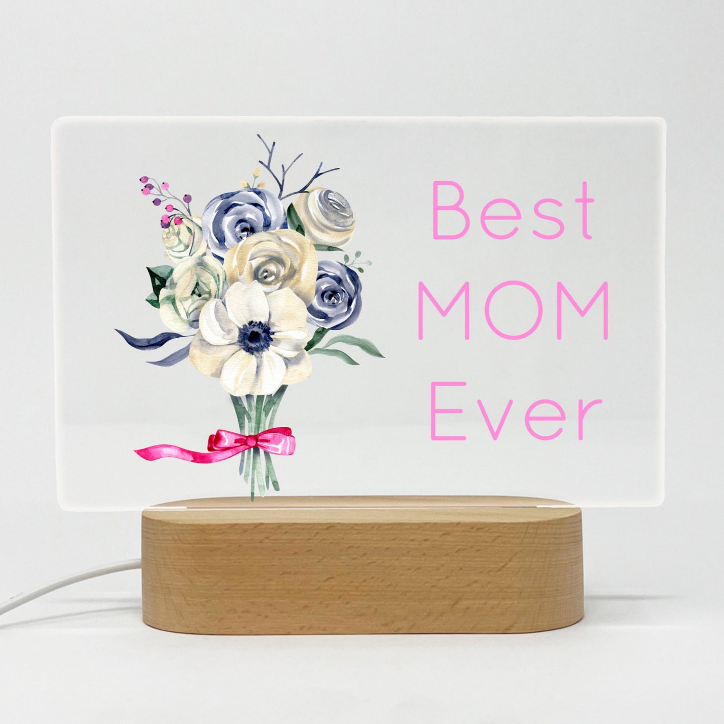 Best Mom Ever Personalized Acrylic Night Light